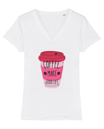 Coffee Make Good Life  White