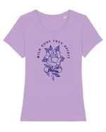 Wild Rose Tricou mânecă scurtă guler larg fitted Damă Expresser