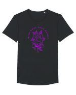 Wild Rose Tricou mânecă scurtă guler larg Bărbat Skater