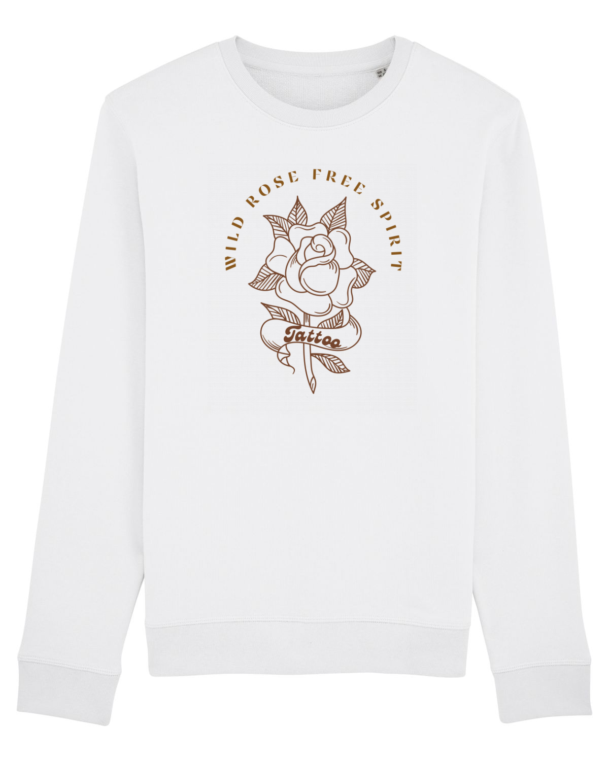 Bluză mânecă lungă Unisex Rise White