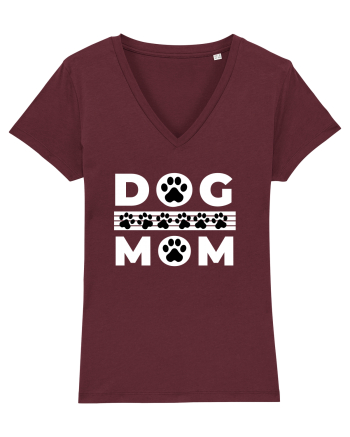 Dog Mom Burgundy