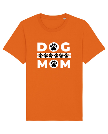Dog Mom Bright Orange