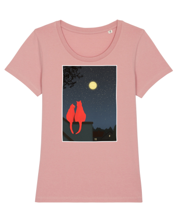 Cats Watching Moon Canyon Pink