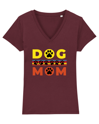 Dog Mom Burgundy