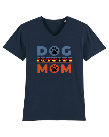 Dog Mom French Navy