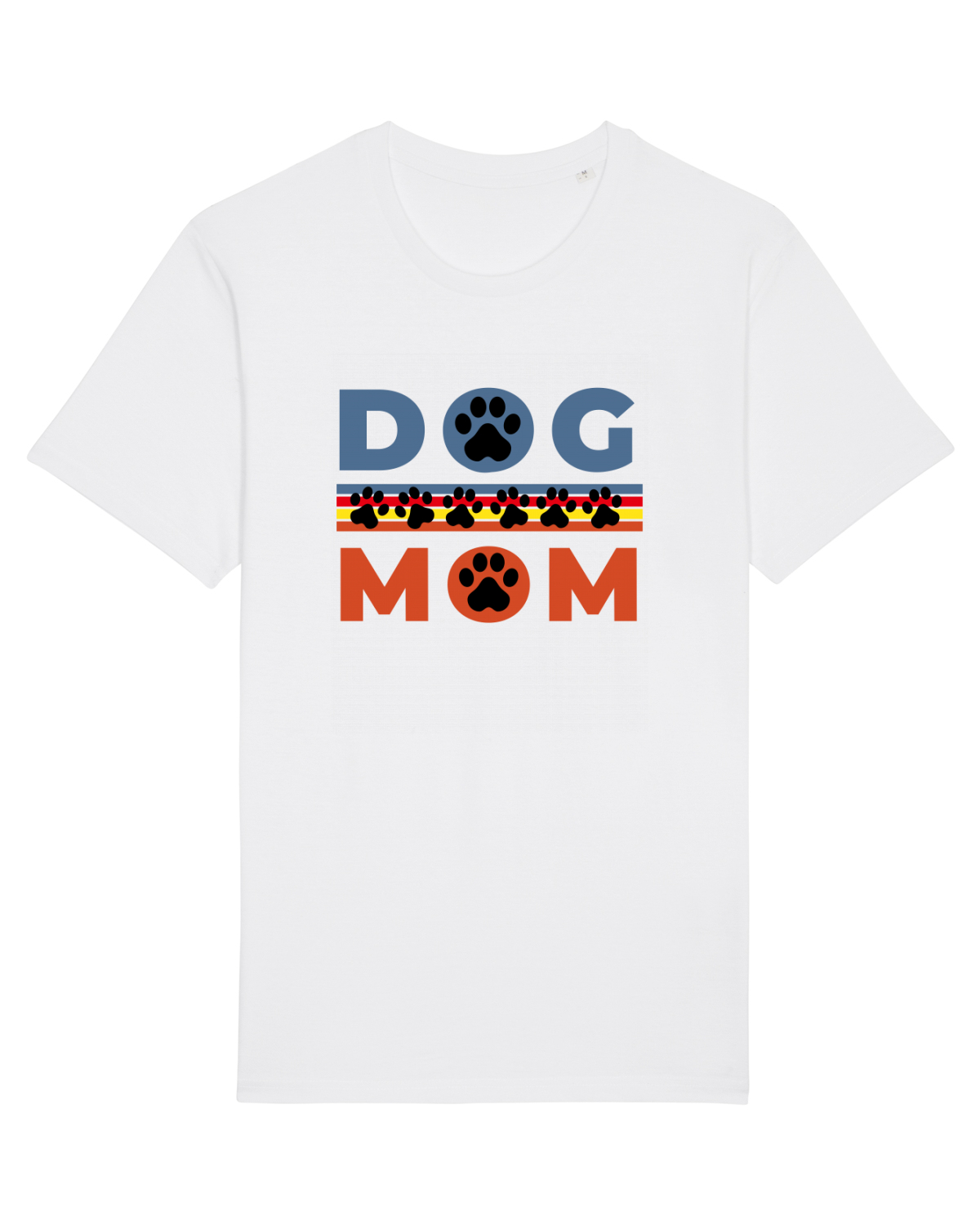 Tricou mânecă scurtă Unisex Rocker White