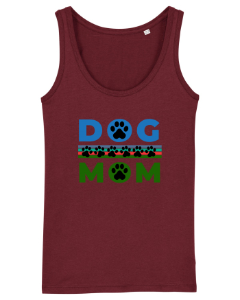 Dog Mom Burgundy