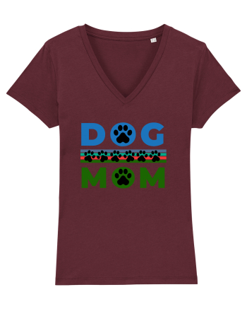 Dog Mom Burgundy