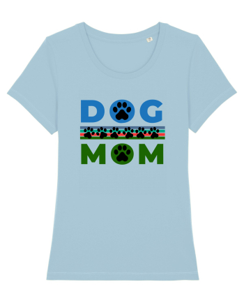 Dog Mom Sky Blue