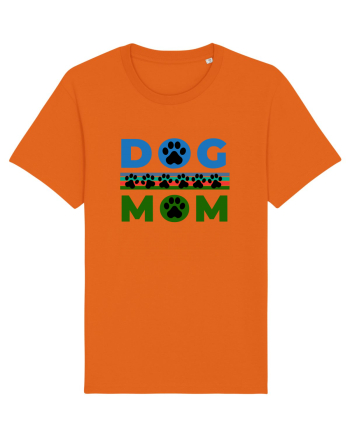 Dog Mom Bright Orange