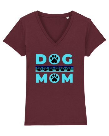 Dog Mom Burgundy