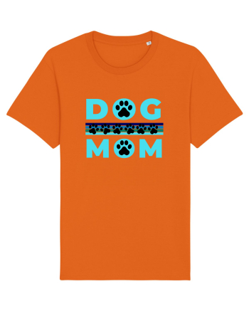 Dog Mom Bright Orange