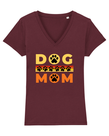Dog Mom Burgundy
