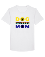 Dog Mom Tricou mânecă scurtă guler larg Bărbat Skater