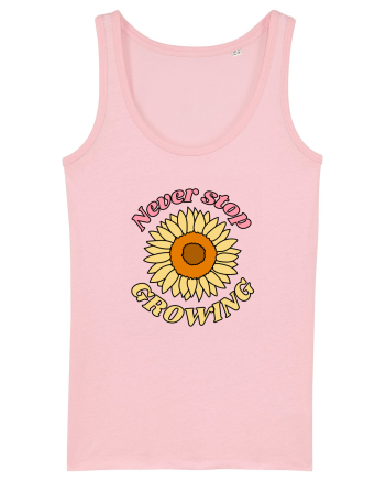 Never Stop Growing Cotton Pink