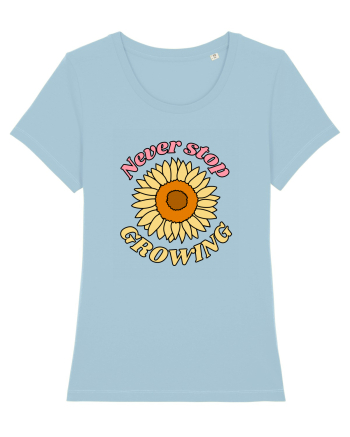 Never Stop Growing Sky Blue