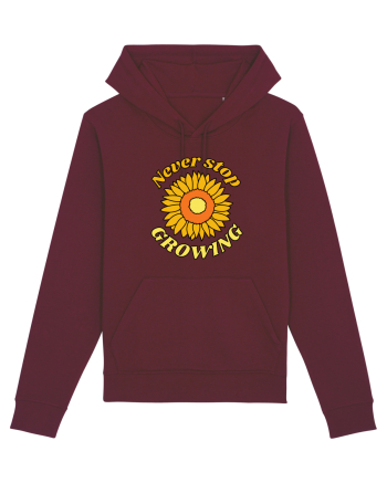 Never Stop Growing Burgundy