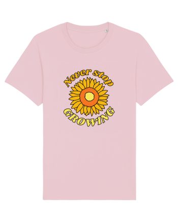 Never Stop Growing Cotton Pink