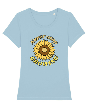 Never Stop Growing Sky Blue