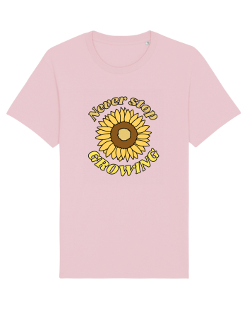 Never Stop Growing Cotton Pink
