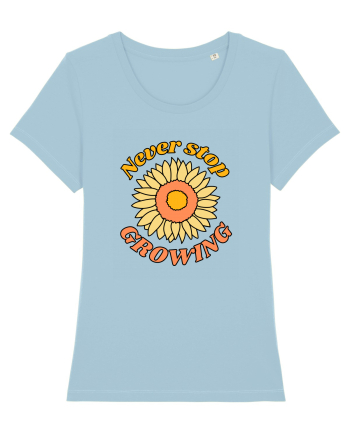 Never Stop Growing Sky Blue