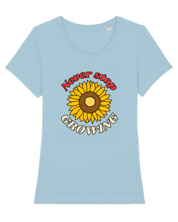 Never Stop Growing Sky Blue