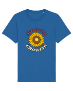 Never Stop Growing Tricou mânecă scurtă Unisex Rocker