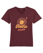 Retro Music Tricou mânecă scurtă guler V Bărbat Presenter