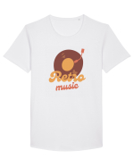 Retro Music Tricou mânecă scurtă guler larg Bărbat Skater