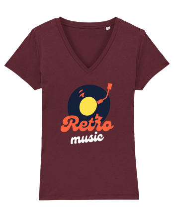 Retro Music Burgundy