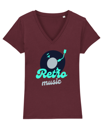 Retro Music Burgundy