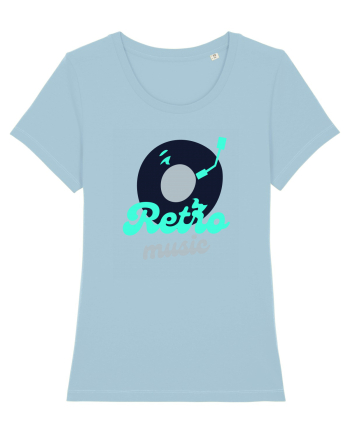 Retro Music Sky Blue