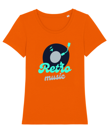 Retro Music Bright Orange