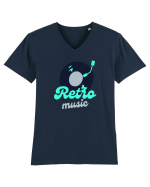 Retro Music Tricou mânecă scurtă guler V Bărbat Presenter