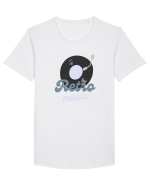 Retro Music Tricou mânecă scurtă guler larg Bărbat Skater