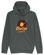 Retro Music Hanorac cu fermoar Unisex Connector