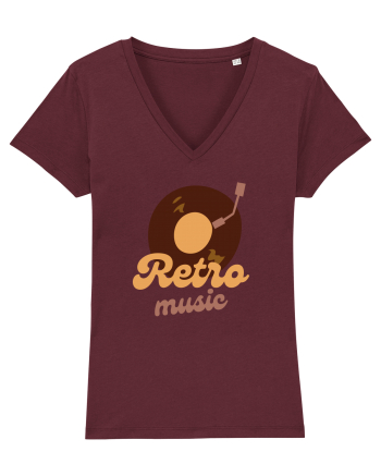 Retro Music Burgundy