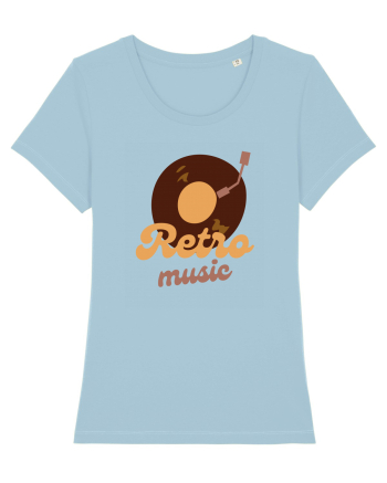 Retro Music Sky Blue