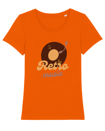 Retro Music Bright Orange