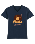 Retro Music Tricou mânecă scurtă guler V Bărbat Presenter