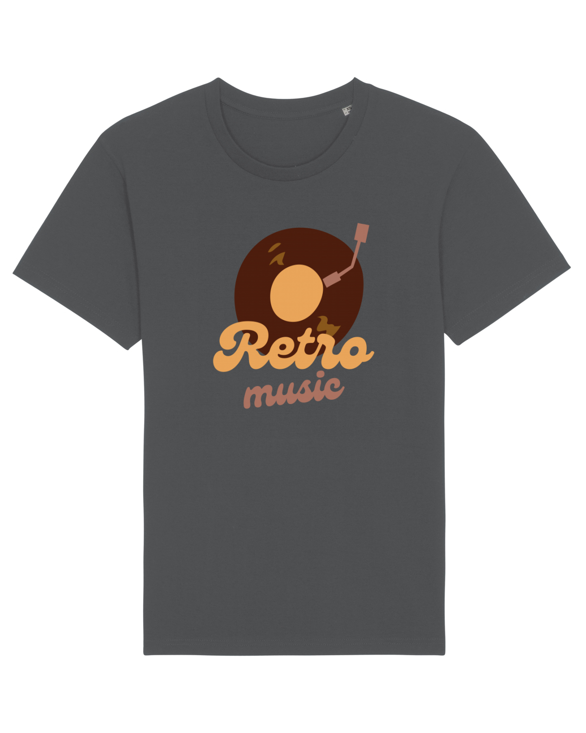 Tricou mânecă scurtă Unisex Rocker Anthracite
