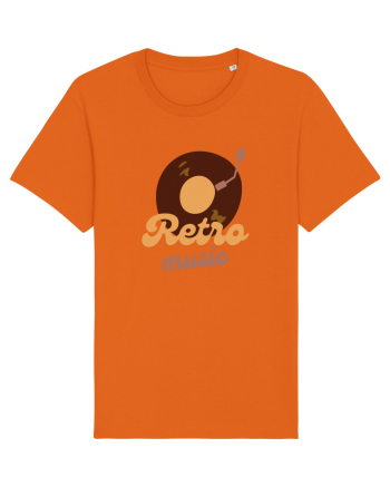 Retro Music Bright Orange