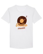 Retro Music Tricou mânecă scurtă guler larg Bărbat Skater