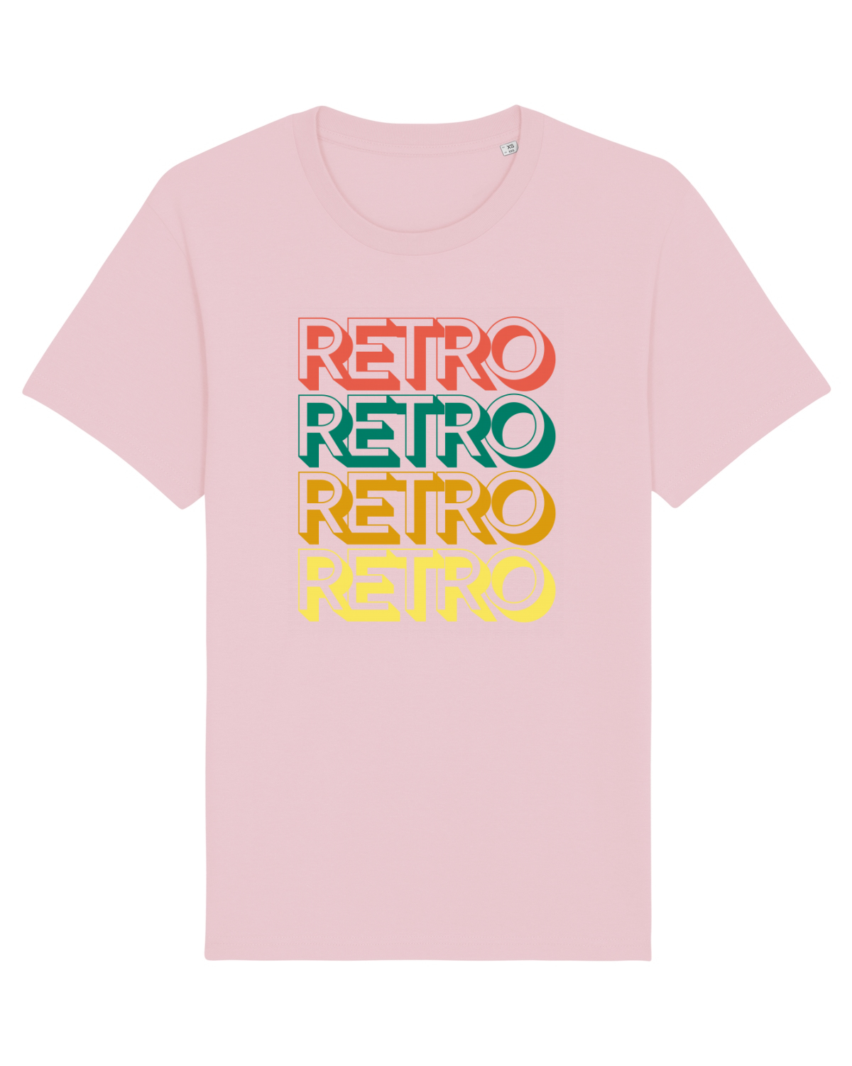 Tricou mânecă scurtă Unisex Rocker Cotton Pink