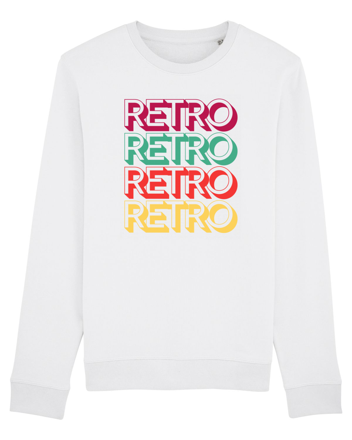 Bluză mânecă lungă Unisex Rise White