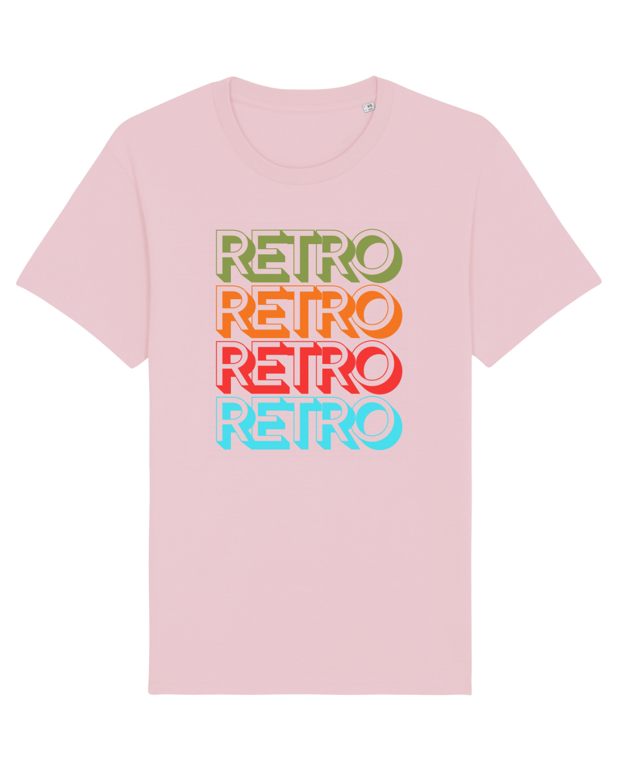 Tricou mânecă scurtă Unisex Rocker Cotton Pink