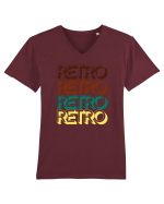 Retro Lover Tricou mânecă scurtă guler V Bărbat Presenter