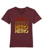 Retro Lover Tricou mânecă scurtă guler V Bărbat Presenter