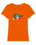CINCO DE MAYO Tricou mânecă scurtă guler larg fitted Damă Expresser