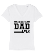 The Coolest Dad Ever Tricou mânecă scurtă guler V Damă Evoker